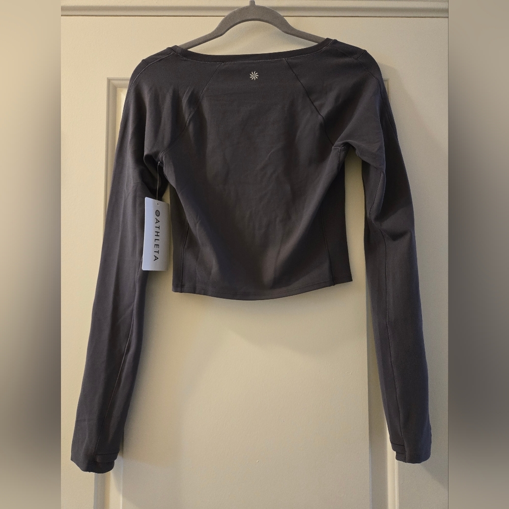 Athleta Transcend Top in Charcoal - Picture 5 of 5